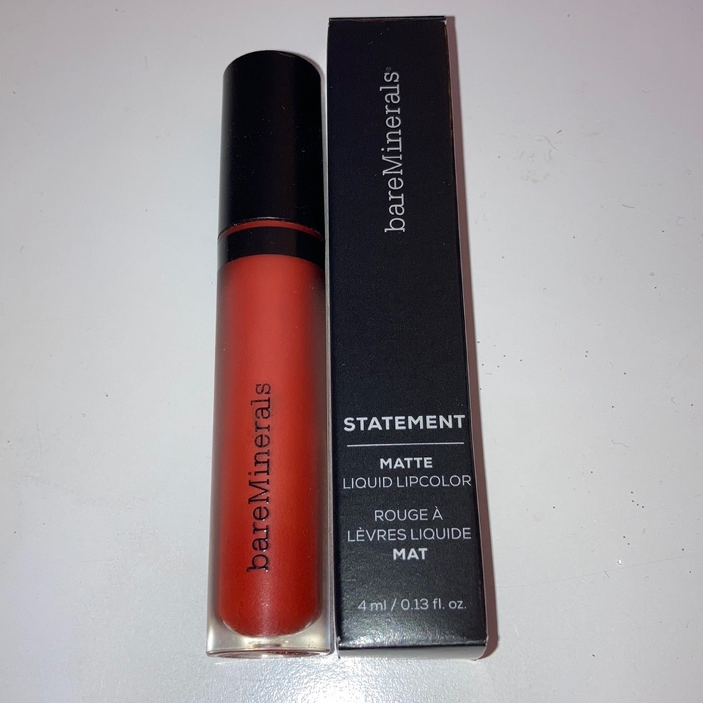 ❌SOLD❌ BareMinerals Matte Liquid Lipcolor in “Fire”